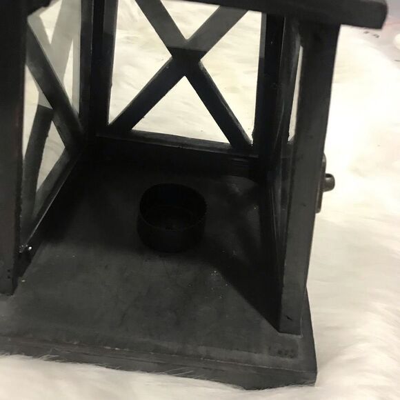 Home Decor Watch Tower Candle Holder Lantern Black - Picture 3 of 11